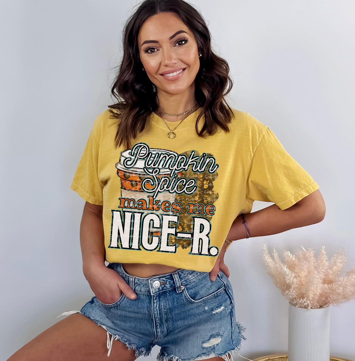 Pumpkin spice makes me nice-r (cup) 2311 DTF Transfer