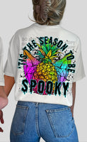Tis the season to be spooky pineapple 2202 DTF TRANSFER