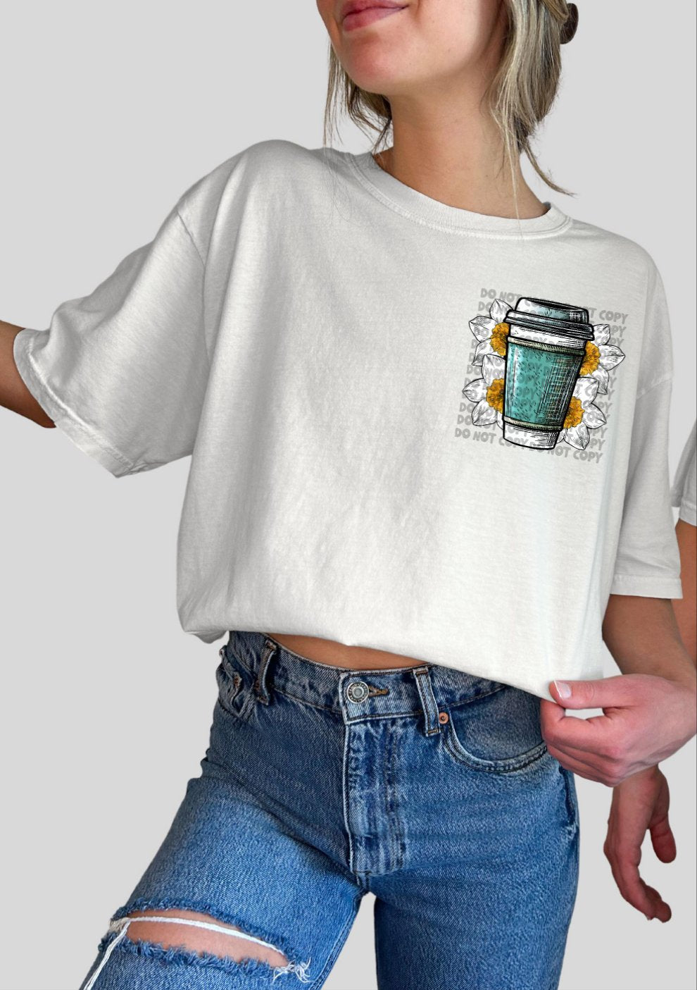 Coffee cup pocket CHOOSE SIZE The more espresso the less depresso (coffee cup) 2216 DTF TRANSFER