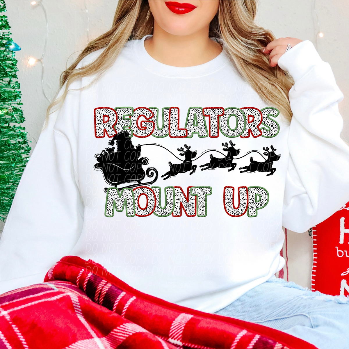 Regulators Mount Up Santa 71484 DTF transfer