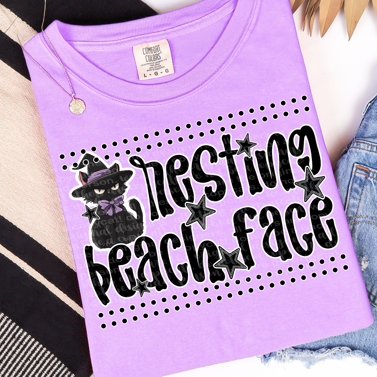 Resting beach face (TTD) DTF transfer