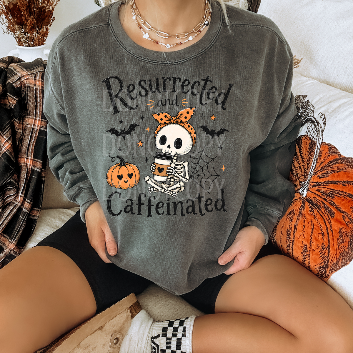 Resurrected and caffeinated (CSG) DTF Transfer