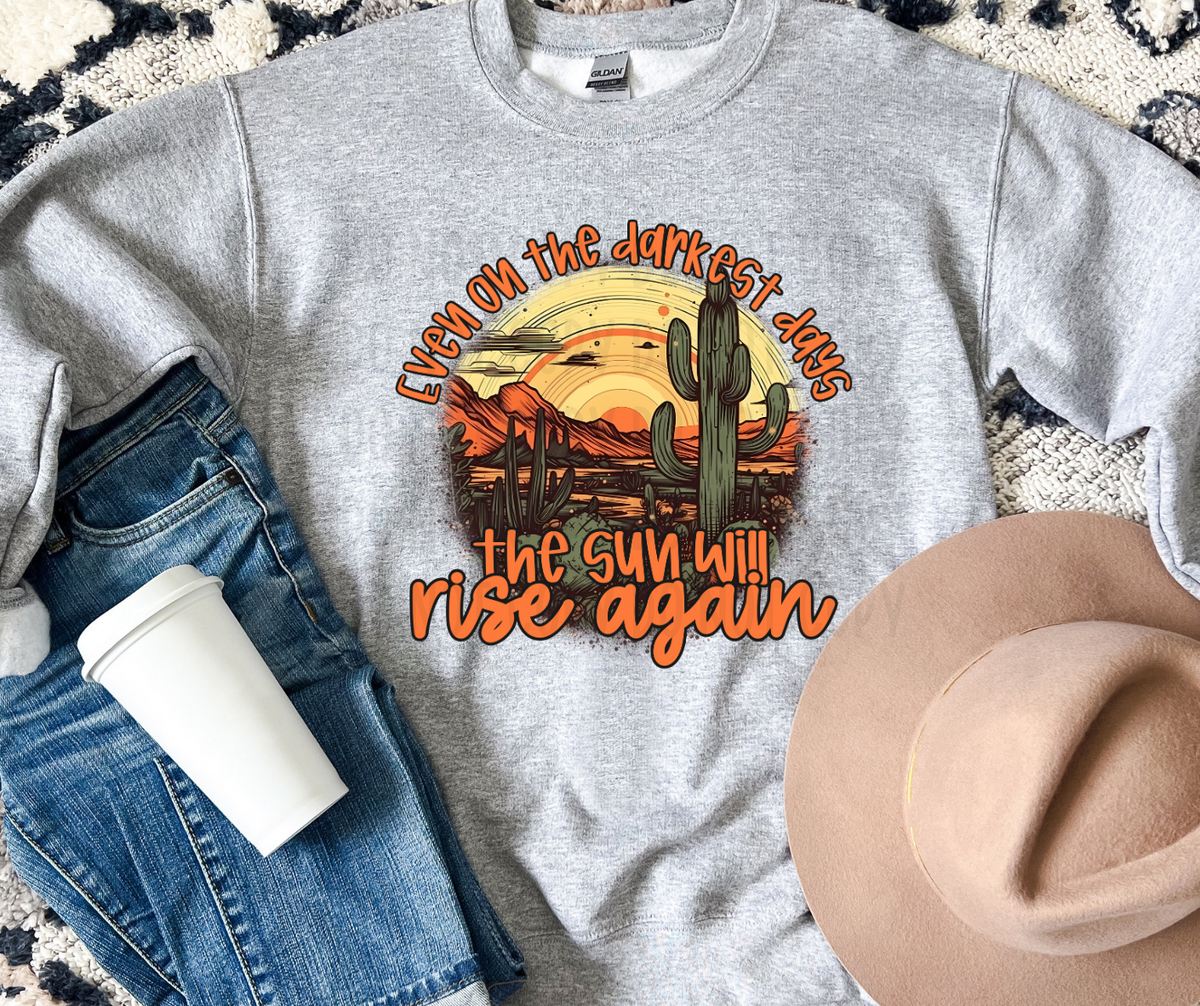 The sun will rise again (canvista) DTF transfer