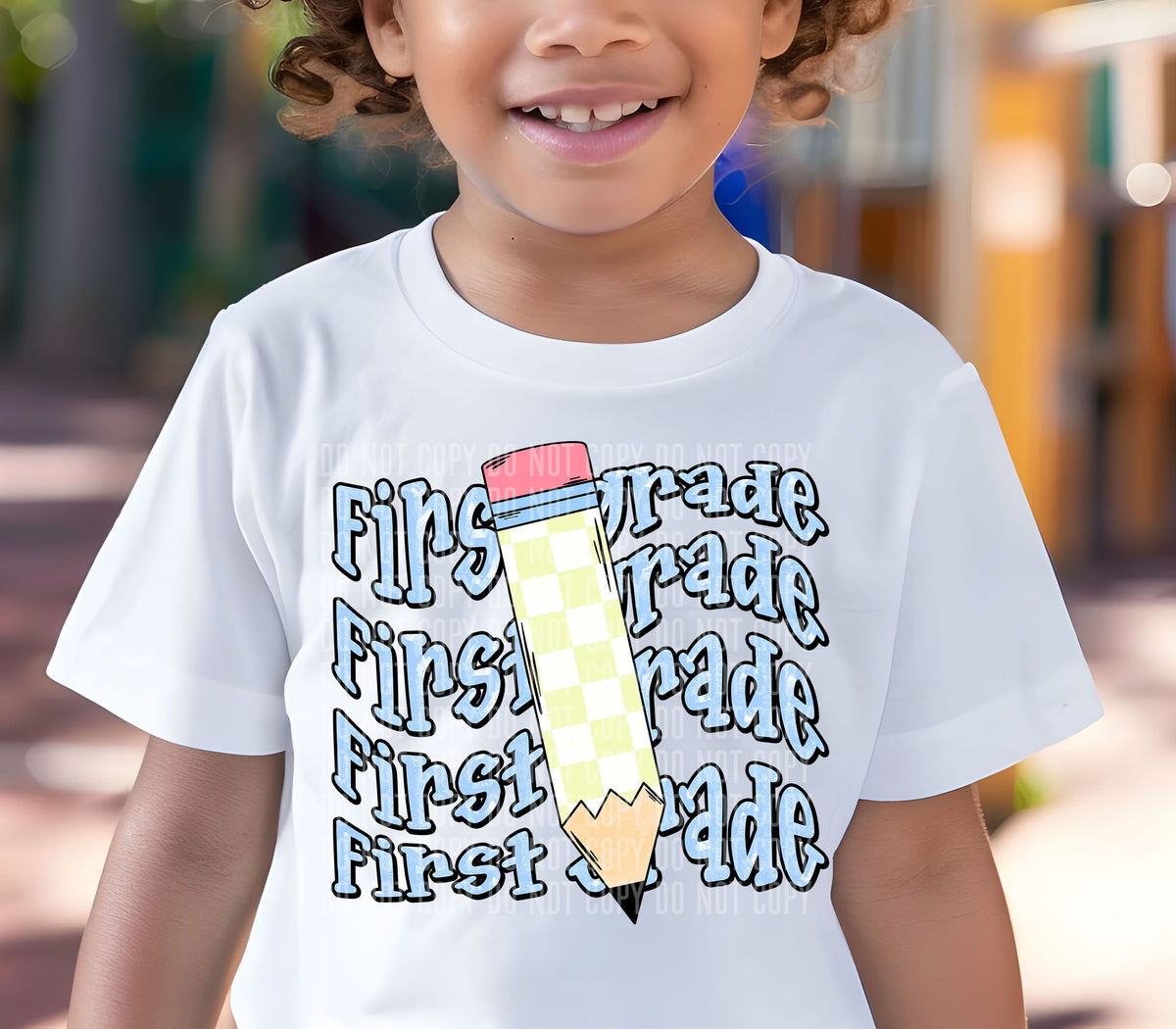 First grade wavy stacked BOY (CCDD) 43648 DTF TRANSFER