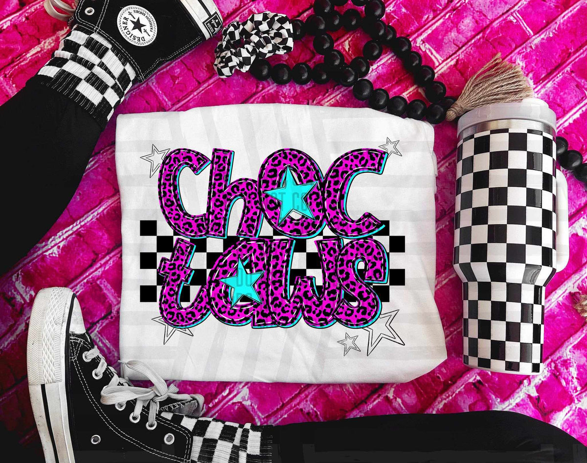 Choctaws Pink Leopard Neon (Caplinger) DTF transfer