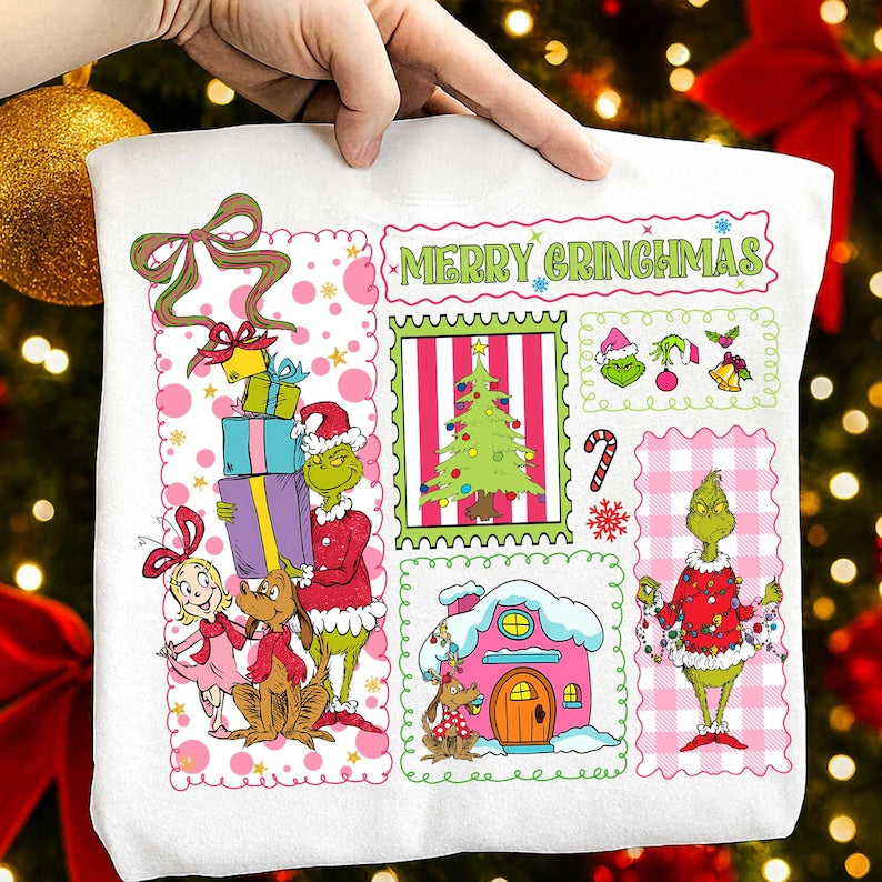 Merry Gmas collage sunday special DTF transfer