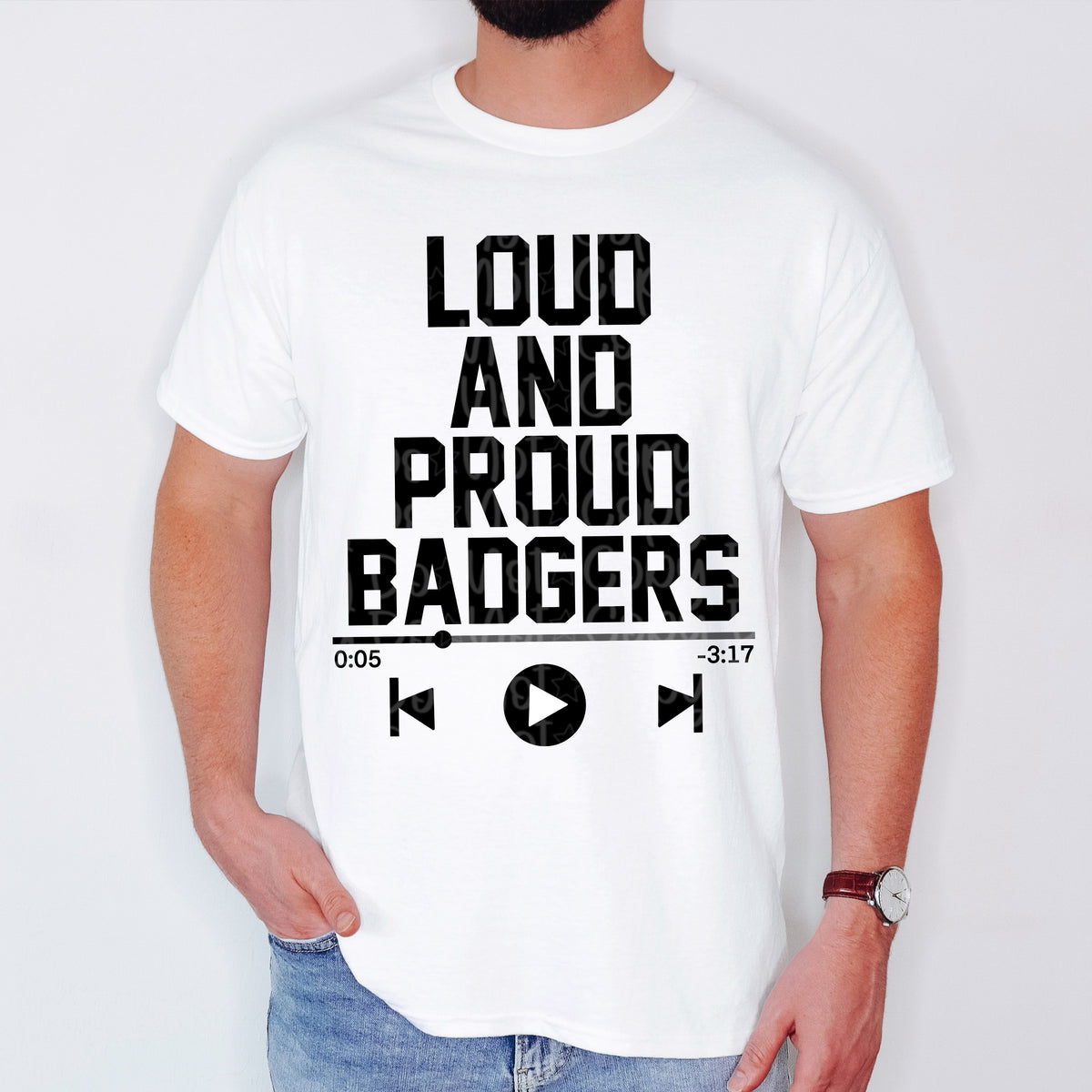 Loud and proud badgers VIRGO DTF transfer