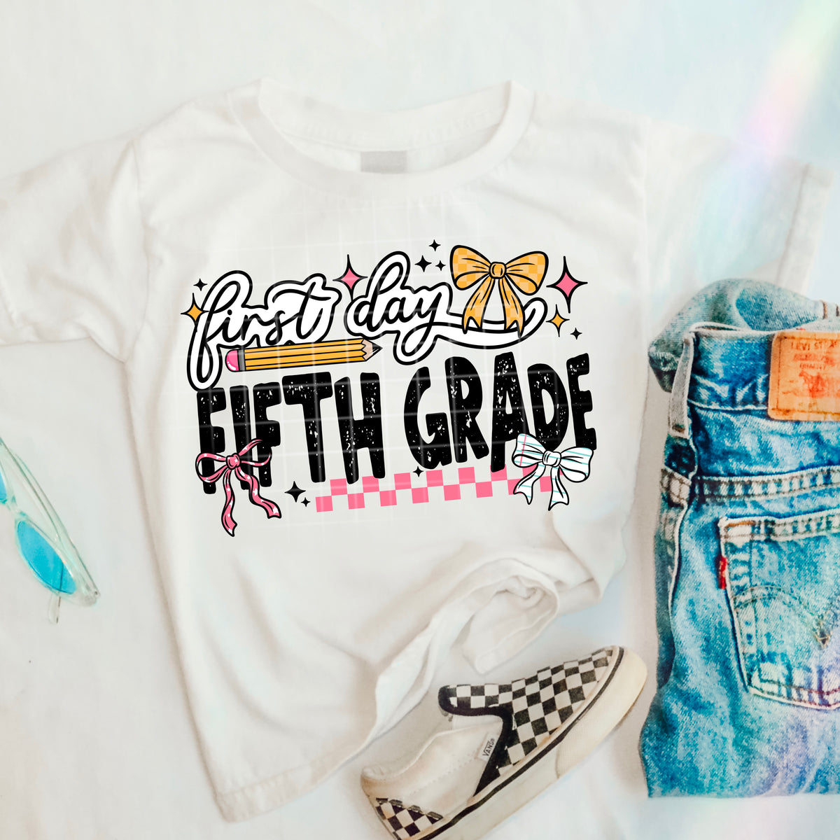 First day FIFTH grade CSC DTF transfer