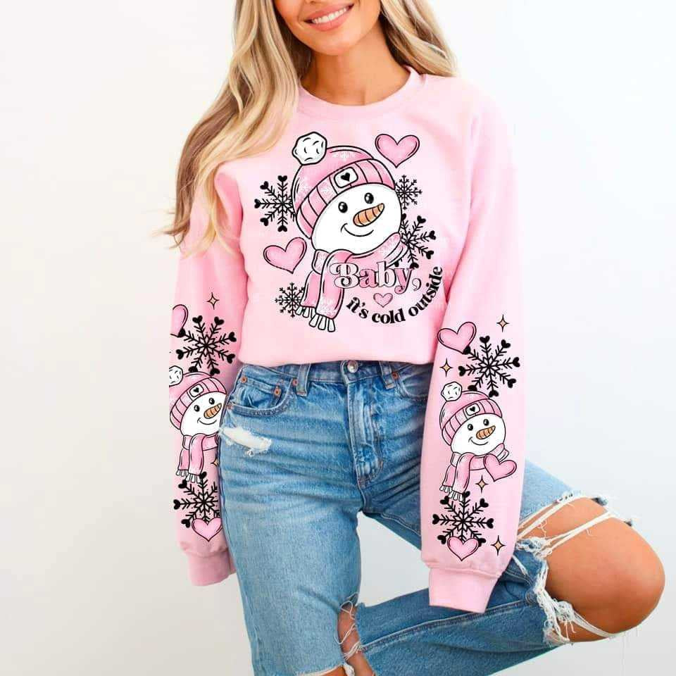 Baby It’s Cold outside PINK BOGGON (SLEEVE SET OF 2) Tuesday Deal DTF