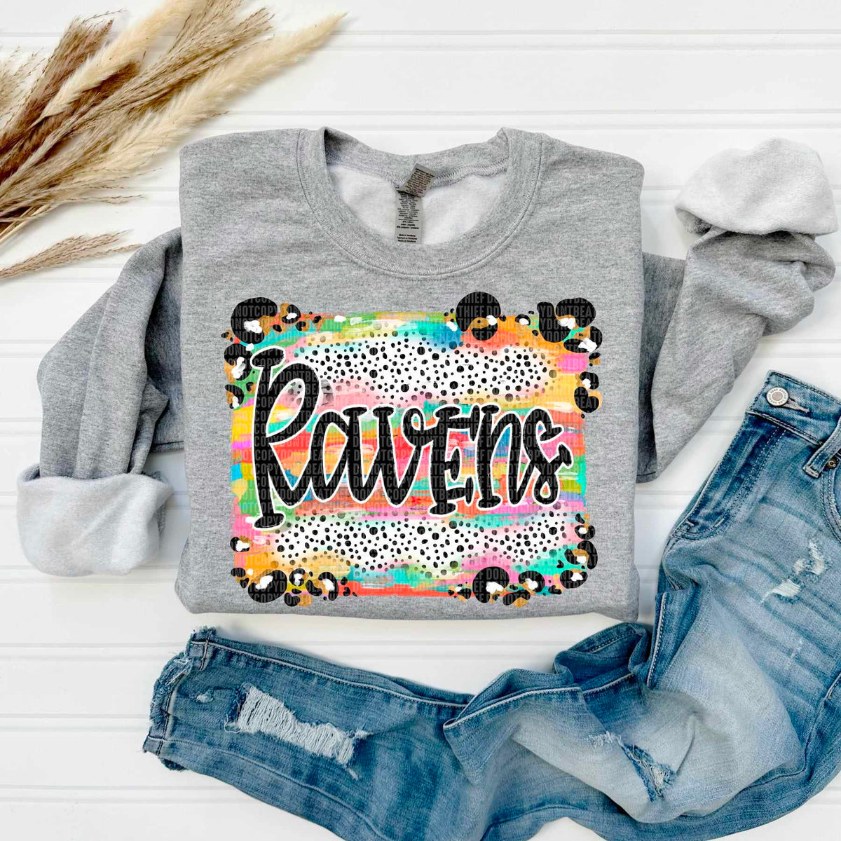 Ravens exclusive mascot 50454 DTF transfer