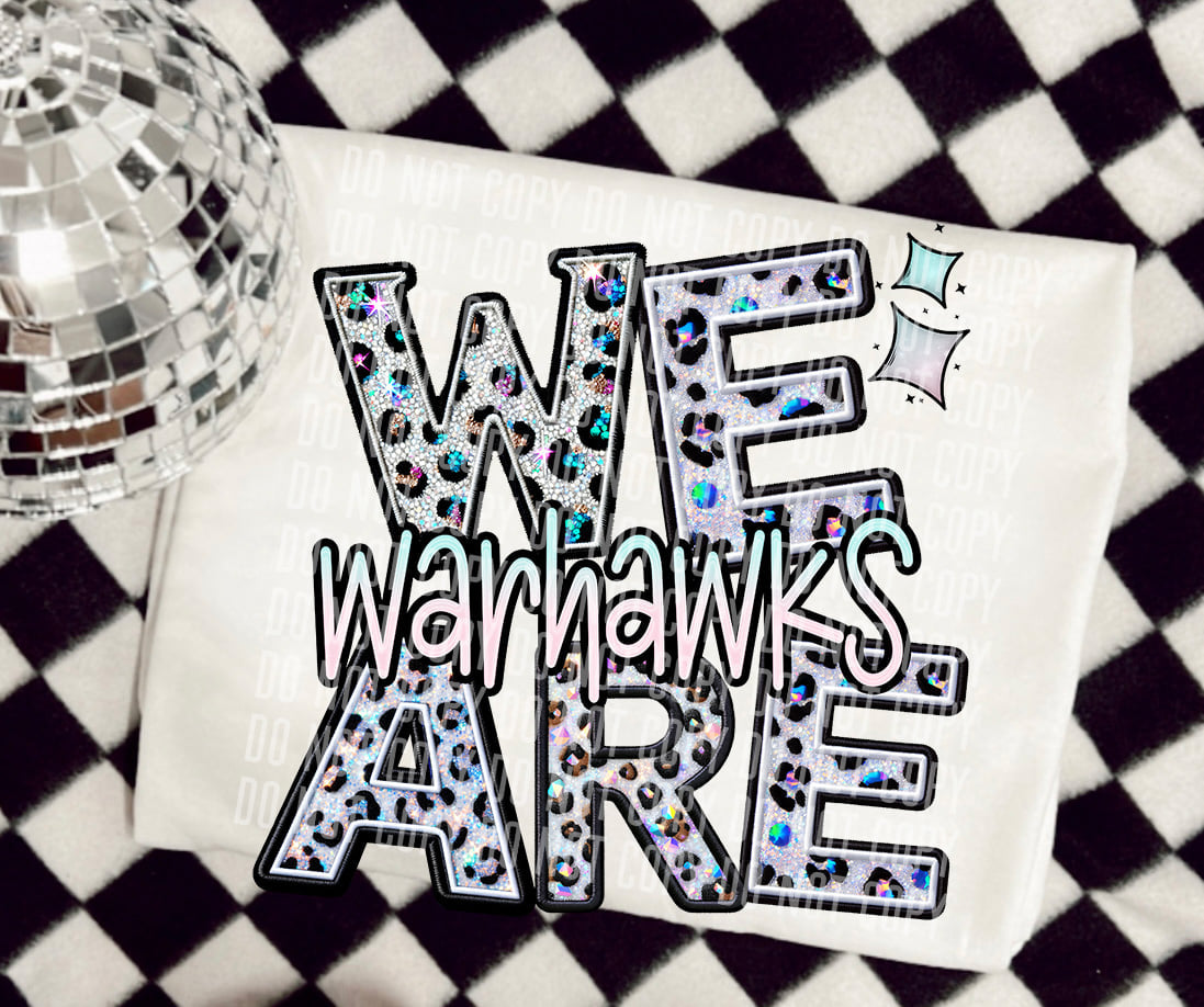 We are warhawks leopard 50813 DTF transfer