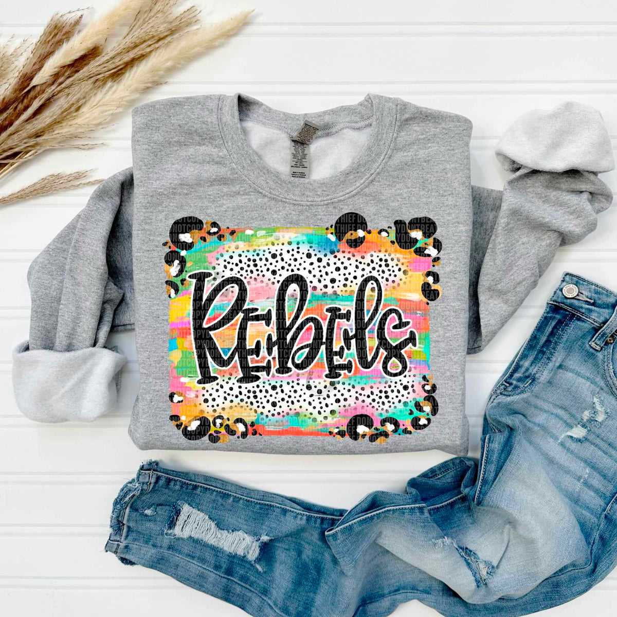 Rebels exclusive mascot 50462 DTF transfer