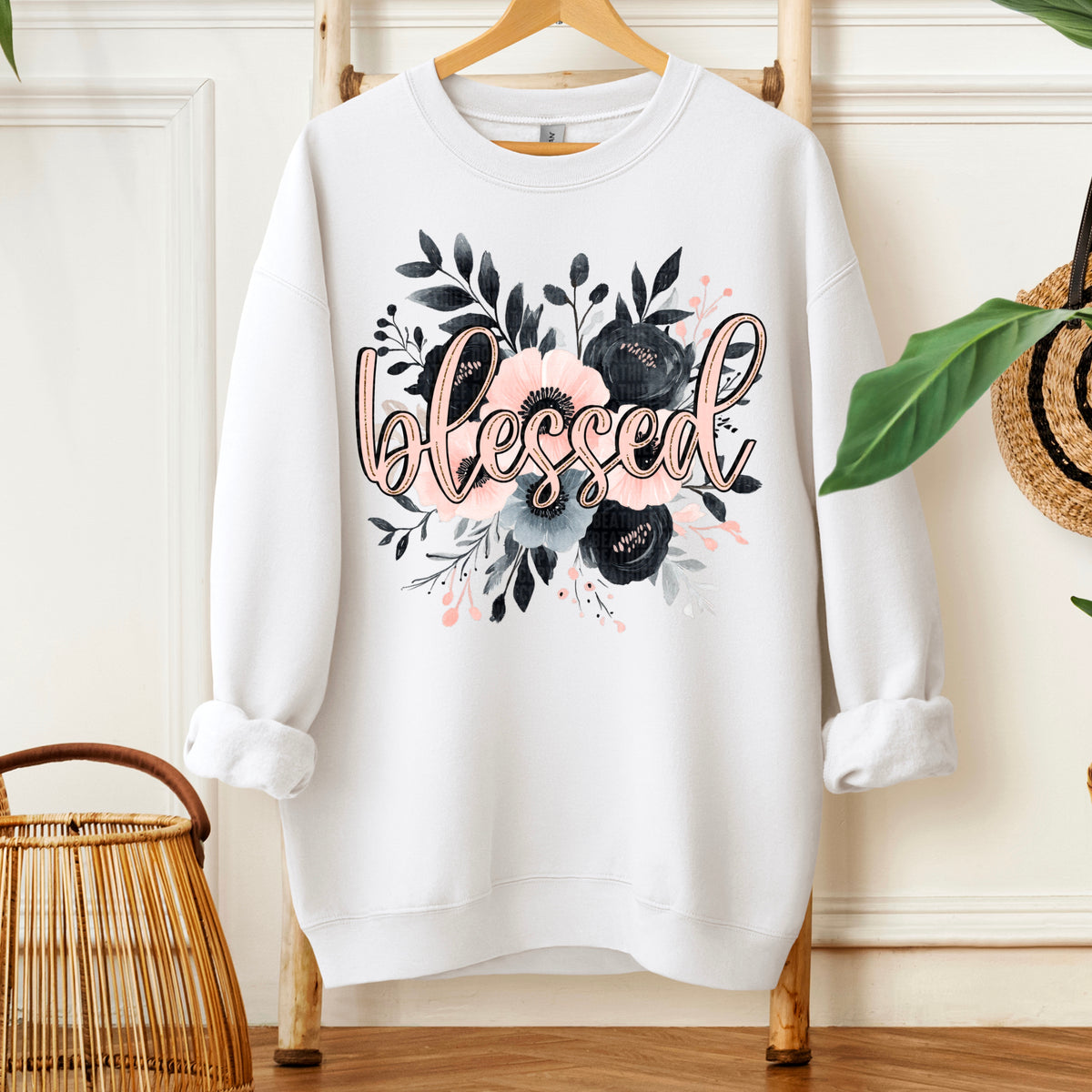 Blessed florals SDD DTF transfer