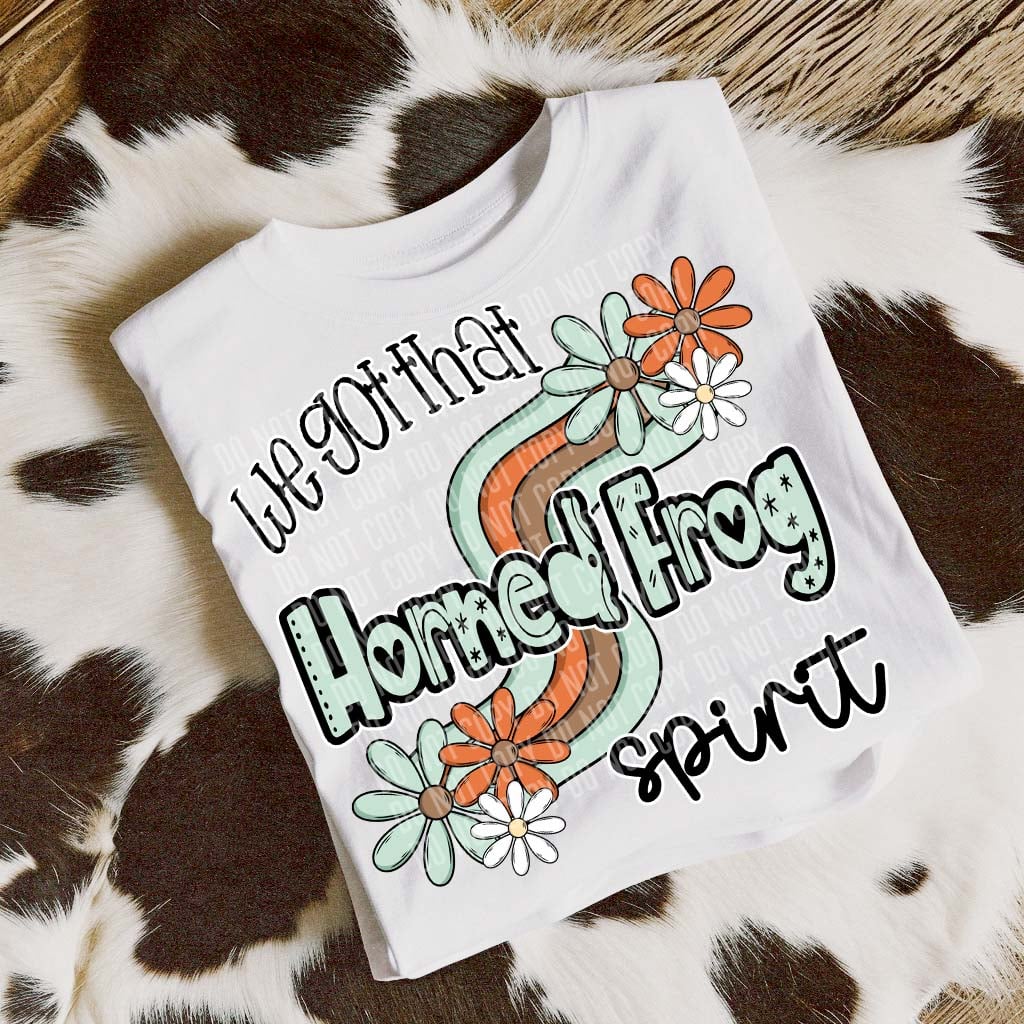We got that horned frog spirit (CAPLINGER) 50427 DTF transfer
