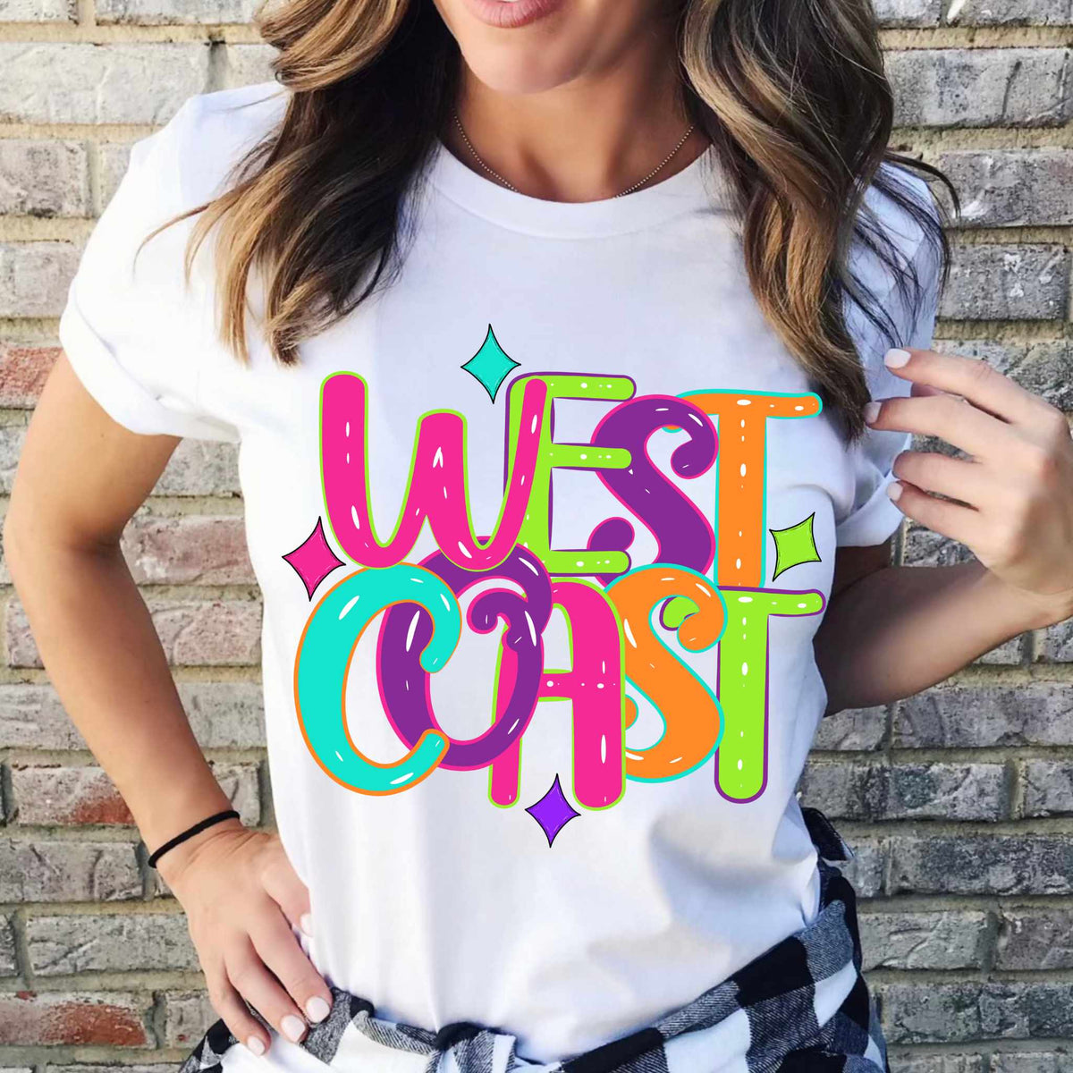 West coast neon states 44945 DTF transfer