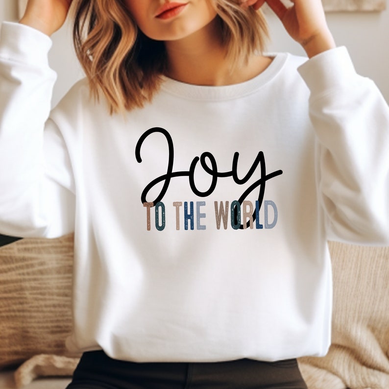 Joy to the world DTF transfer