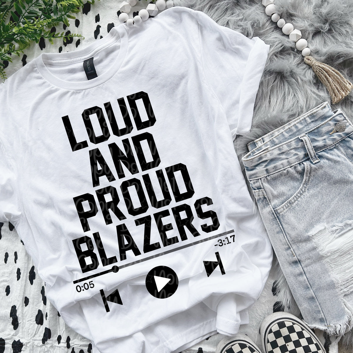 Loud and proud blazers VIRGO DTF transfer