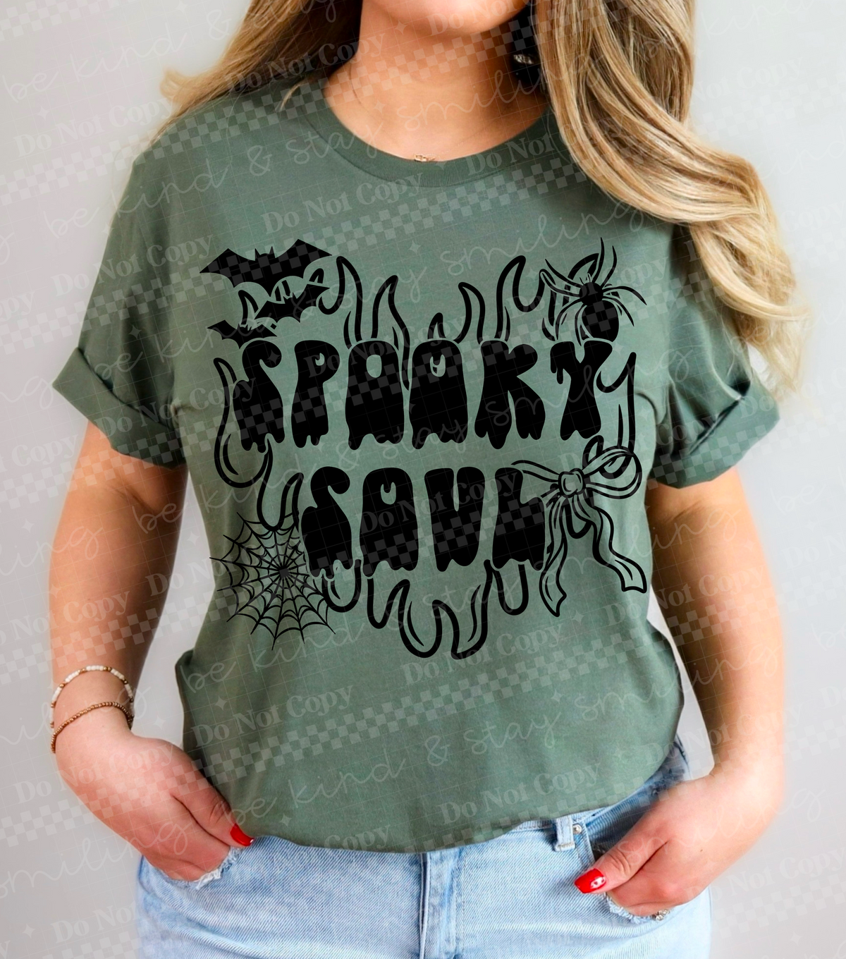 Spooky soul heart bats CMLD DTF transfer