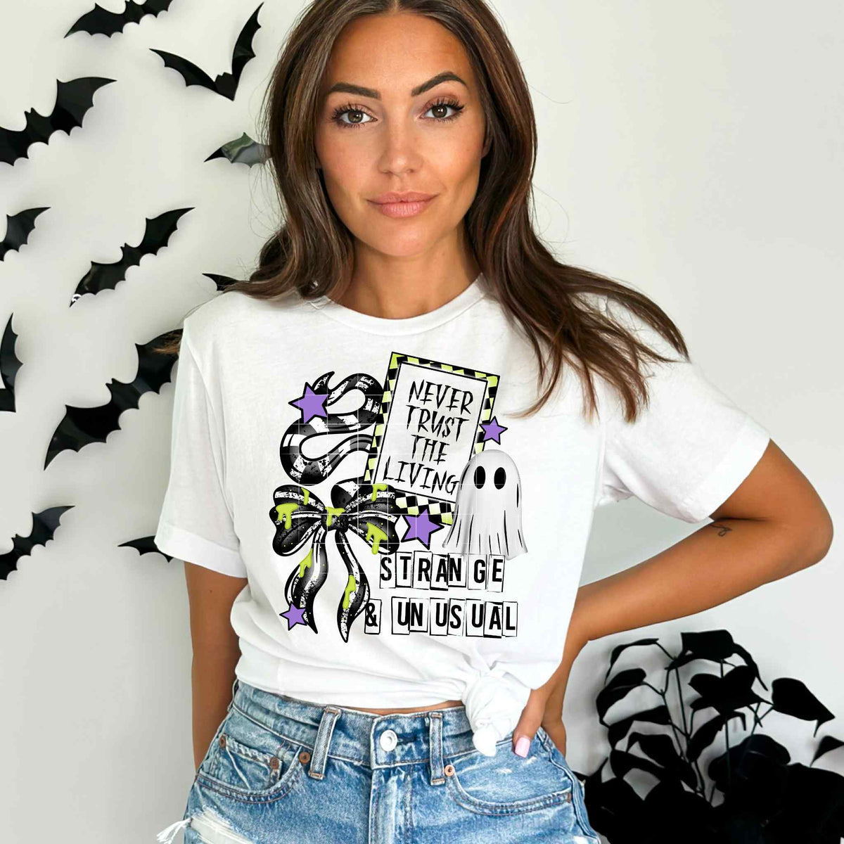 Never trust the living strange & unusual EXCLUSIVE DTF transfer