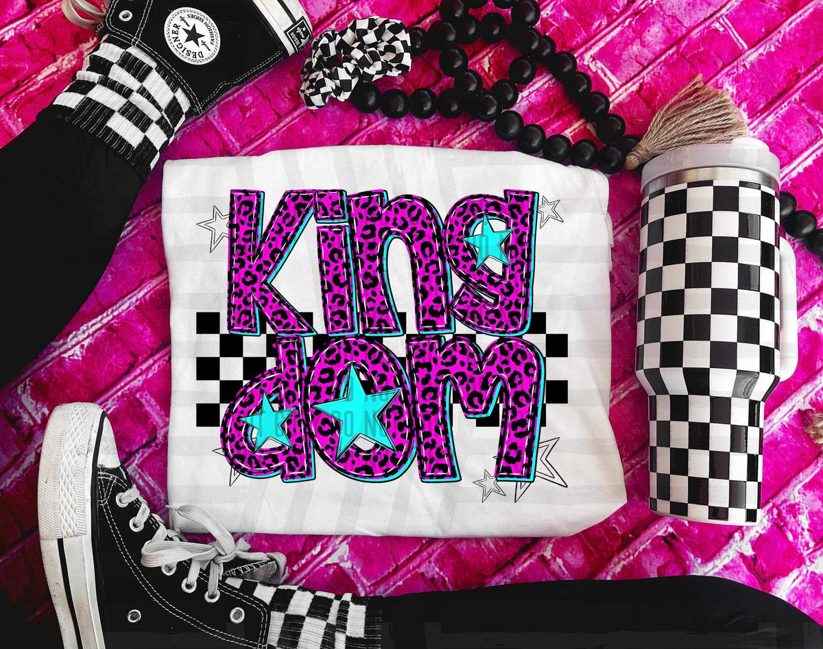 Kingdom Pink Leopard Neon (Caplinger) DTF transfer