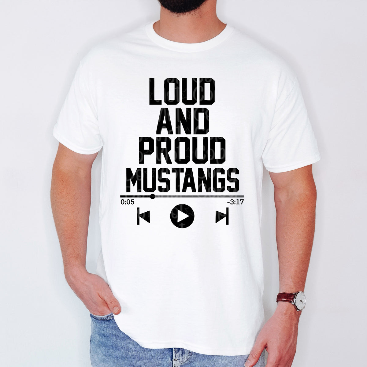 Loud and proud mustangs VIRGO DTF transfer