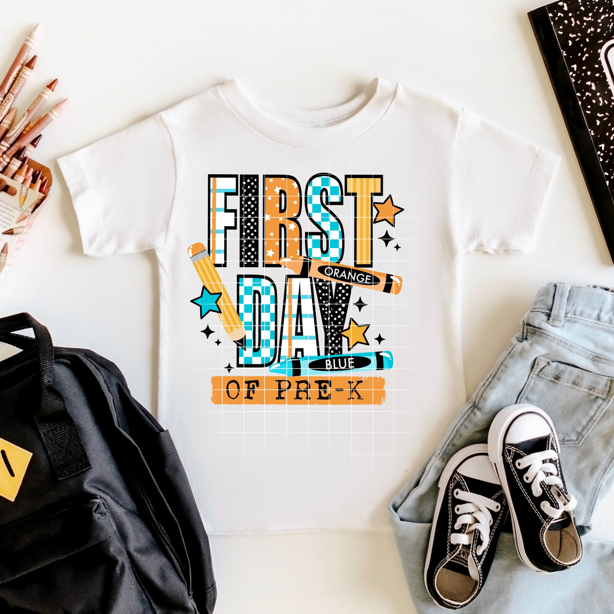 First day pre-k BOY CSC DTF transfer