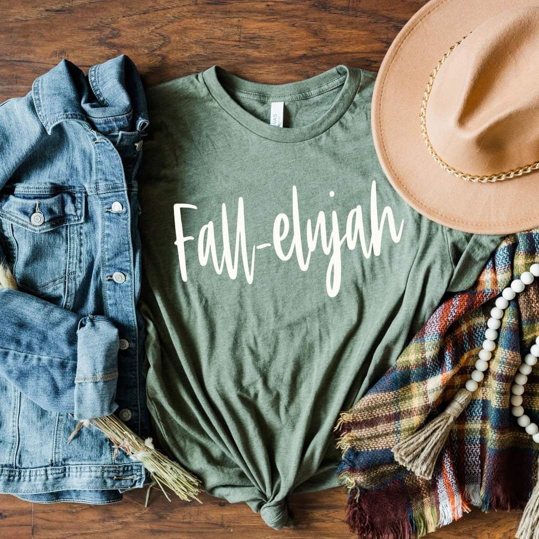 Fall-elujah white font (GROVE) 50312 DTF transfer