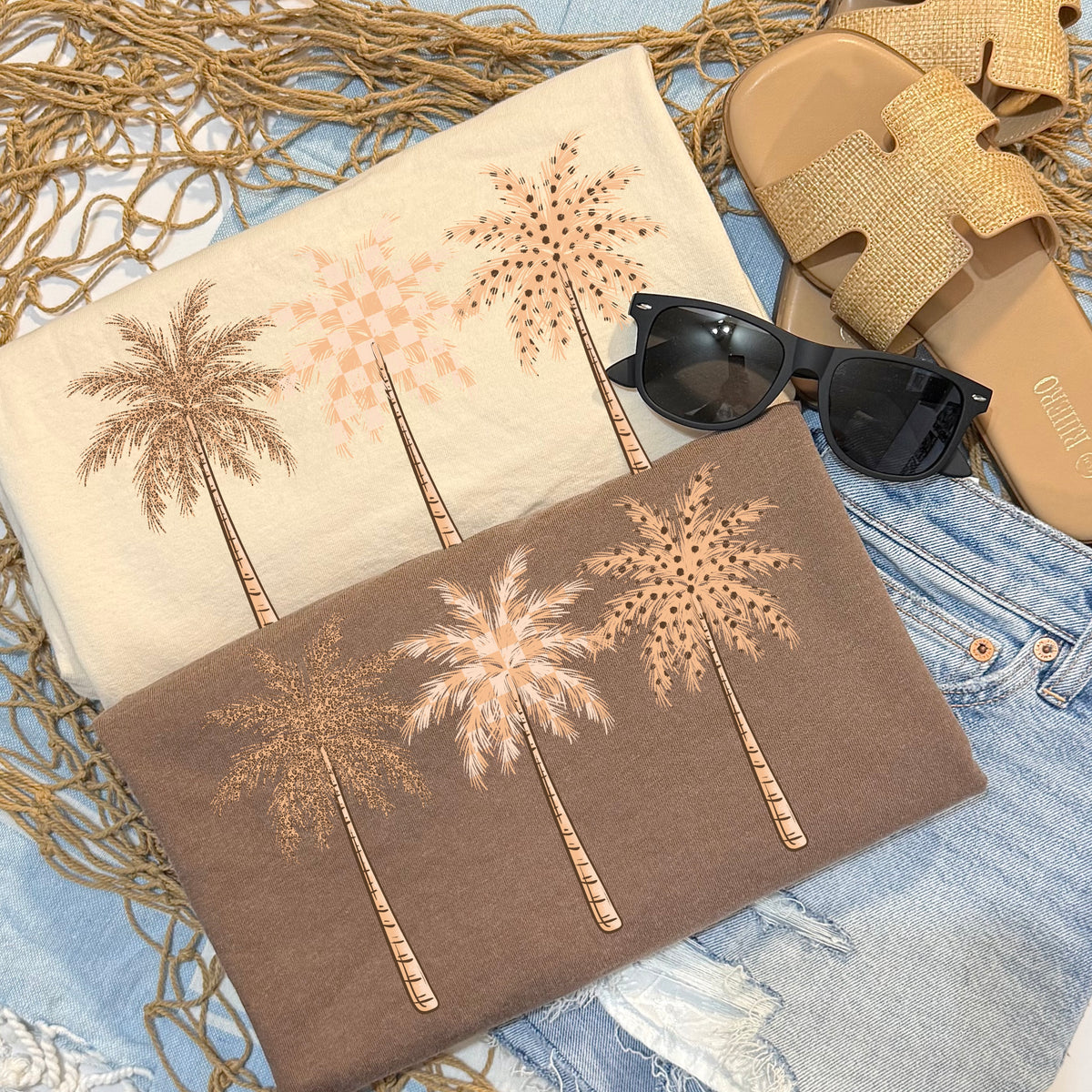 Palm tree trio  CSC Sunday Special DTF transfer
