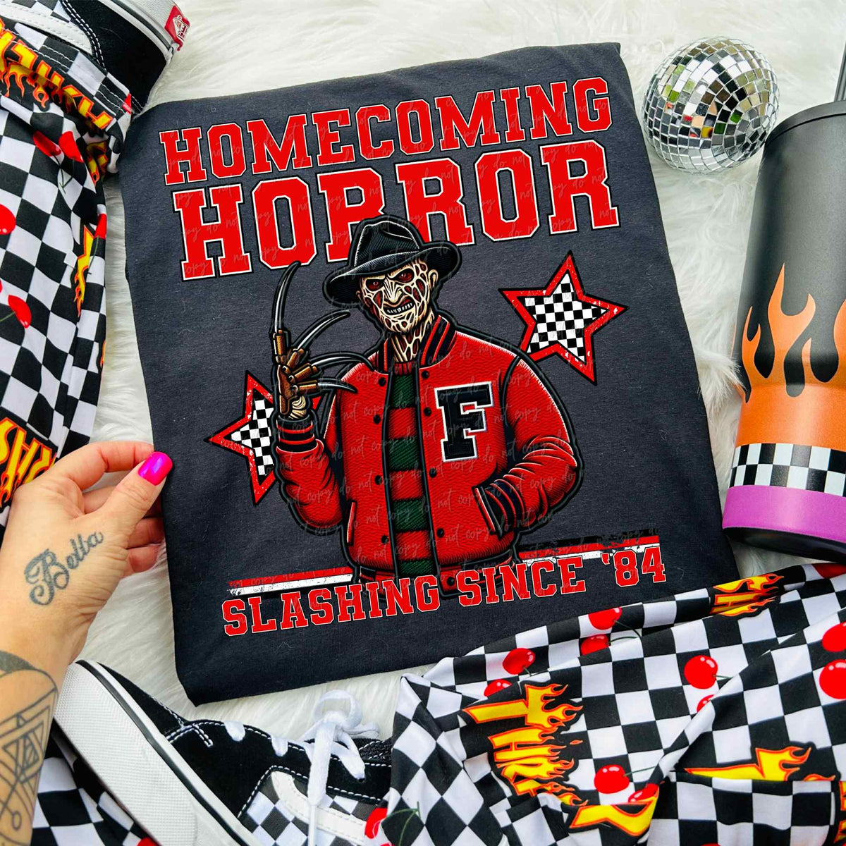 Homecoming horror slashing since '84 freddy DTF transfer