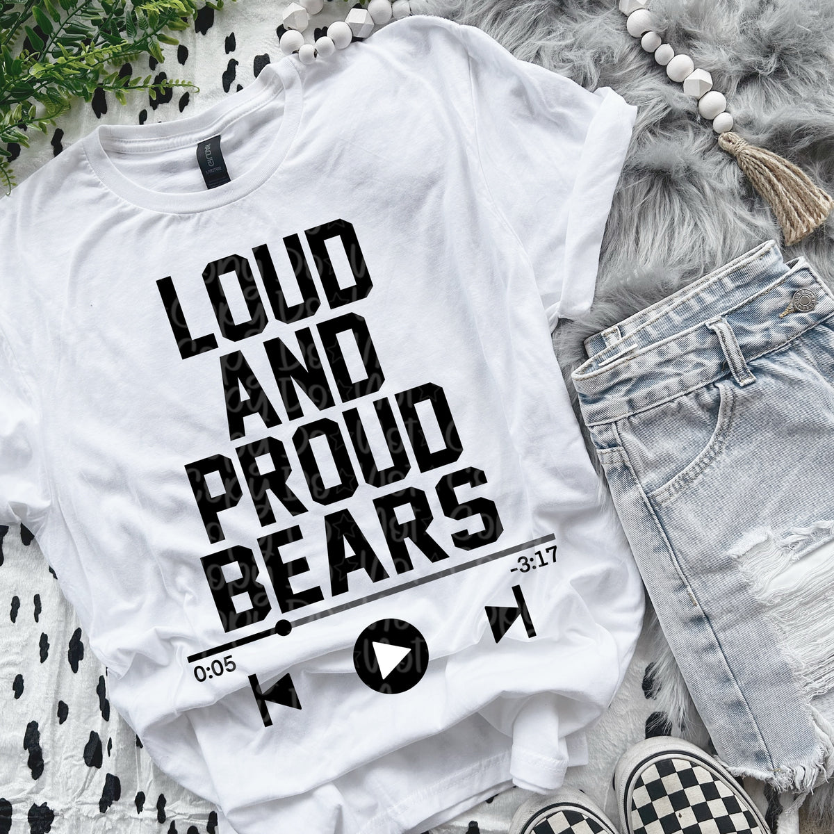 Loud and proud bears VIRGO DTF transfer