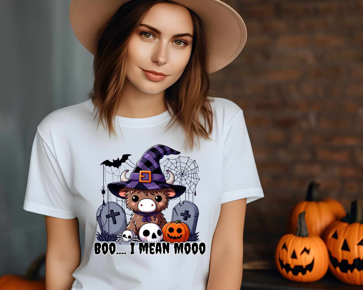 Boo.. I mean mooo cow (VS) 52203 DTF transfer