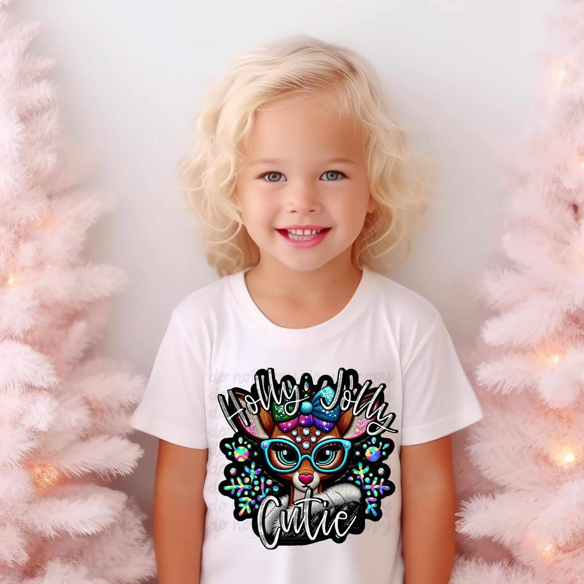 Holly jolly cutie 43739 DTF transfer