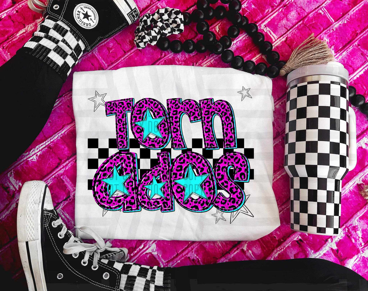 Tornados Pink Leopard Neon (Caplinger) DTF transfer