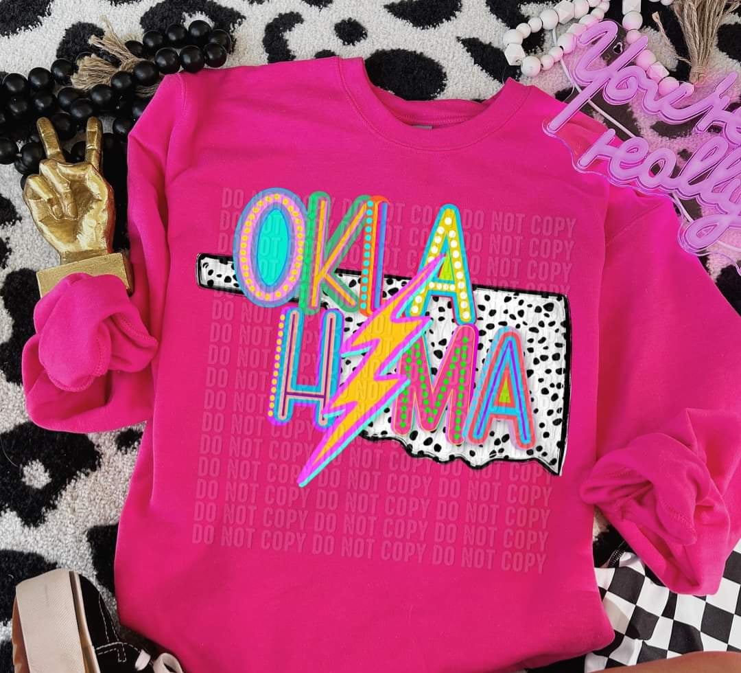Oklahoma dalmatian background (CRAFTI) 44145 DTF transfer