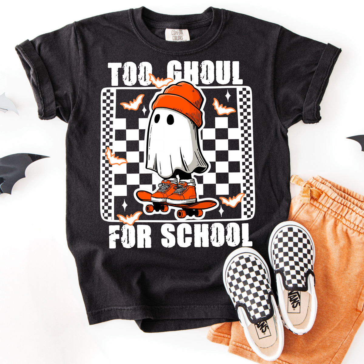 Too ghoul for school CMD DTF transfer