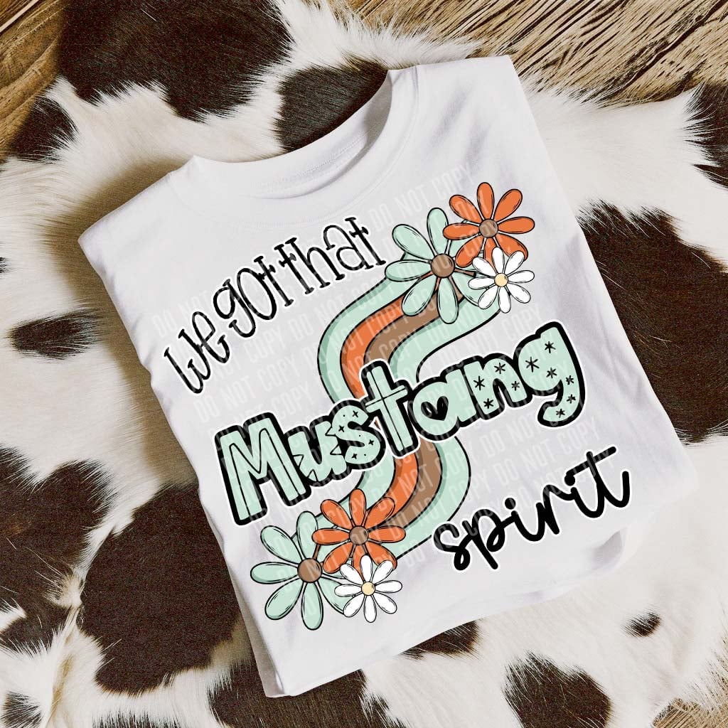 We got that mustang spirit (CAPLINGER) 50366 DTF transfer