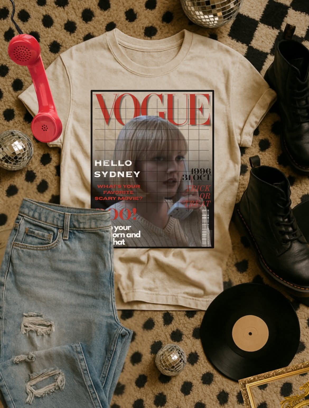 Hello Sydney vogue magazine DTF transfer
