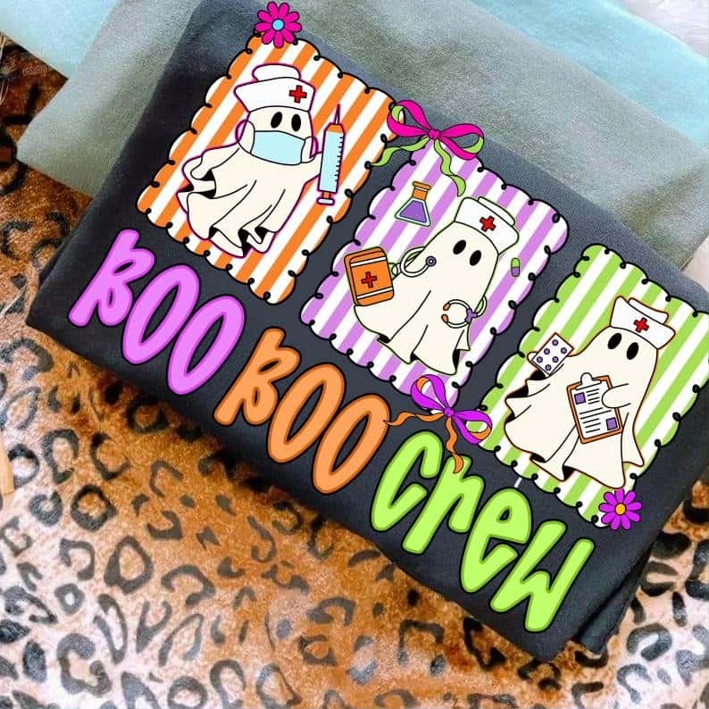 Boo boo crew ghosts 109989 DTF transfer