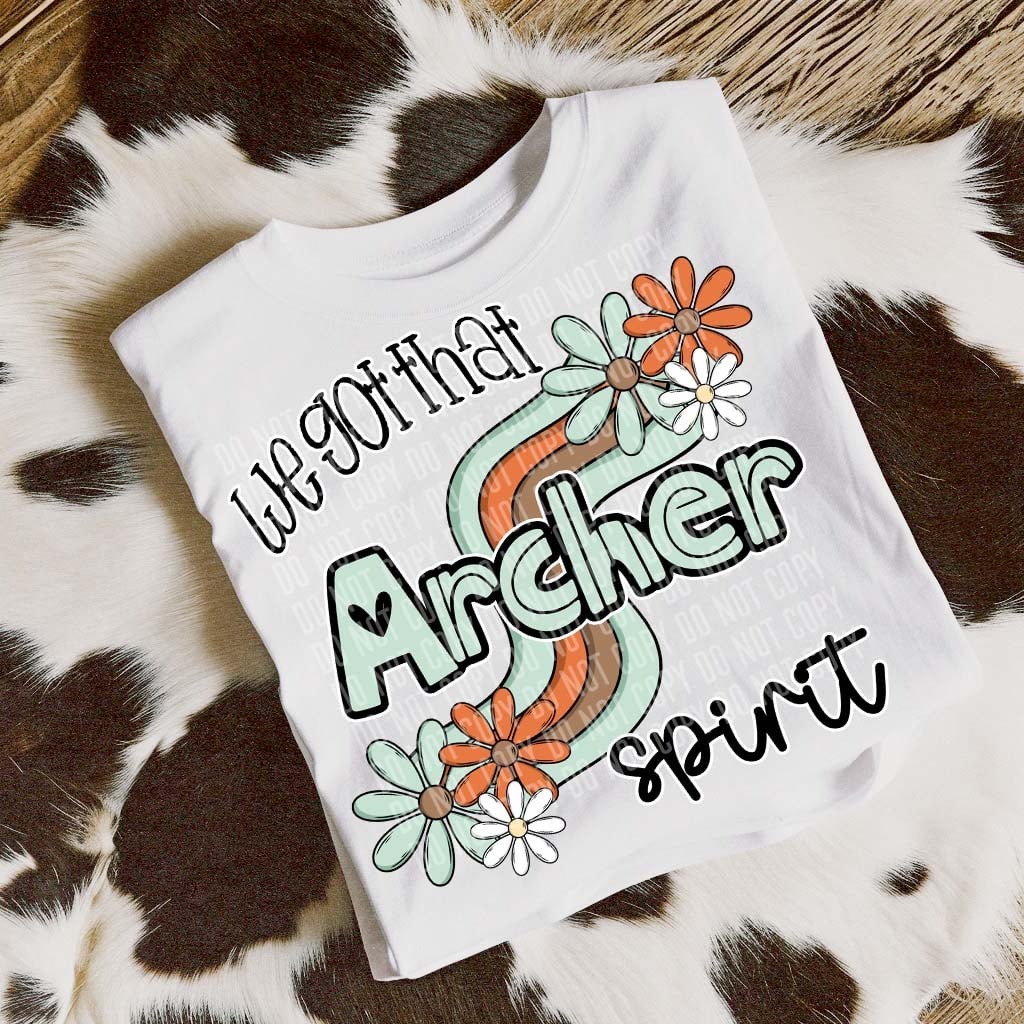 We got that archer spirit (CAPLINGER) 50437 DTF transfer