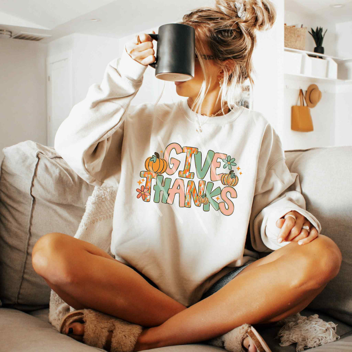 Give thanks watercolor EXCLUSIVE DTF transfer