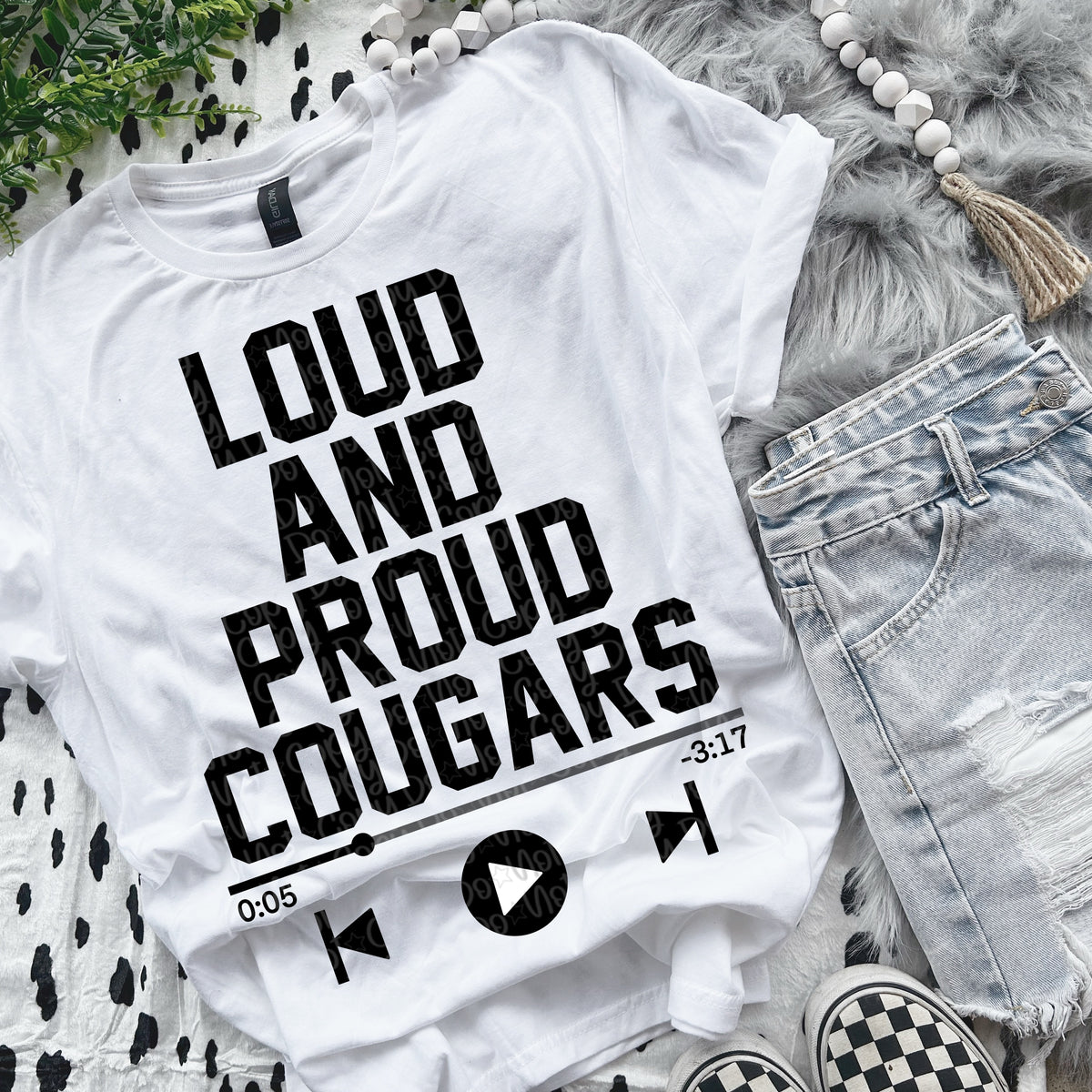 Loud and proud cougars VIRGO DTF transfer