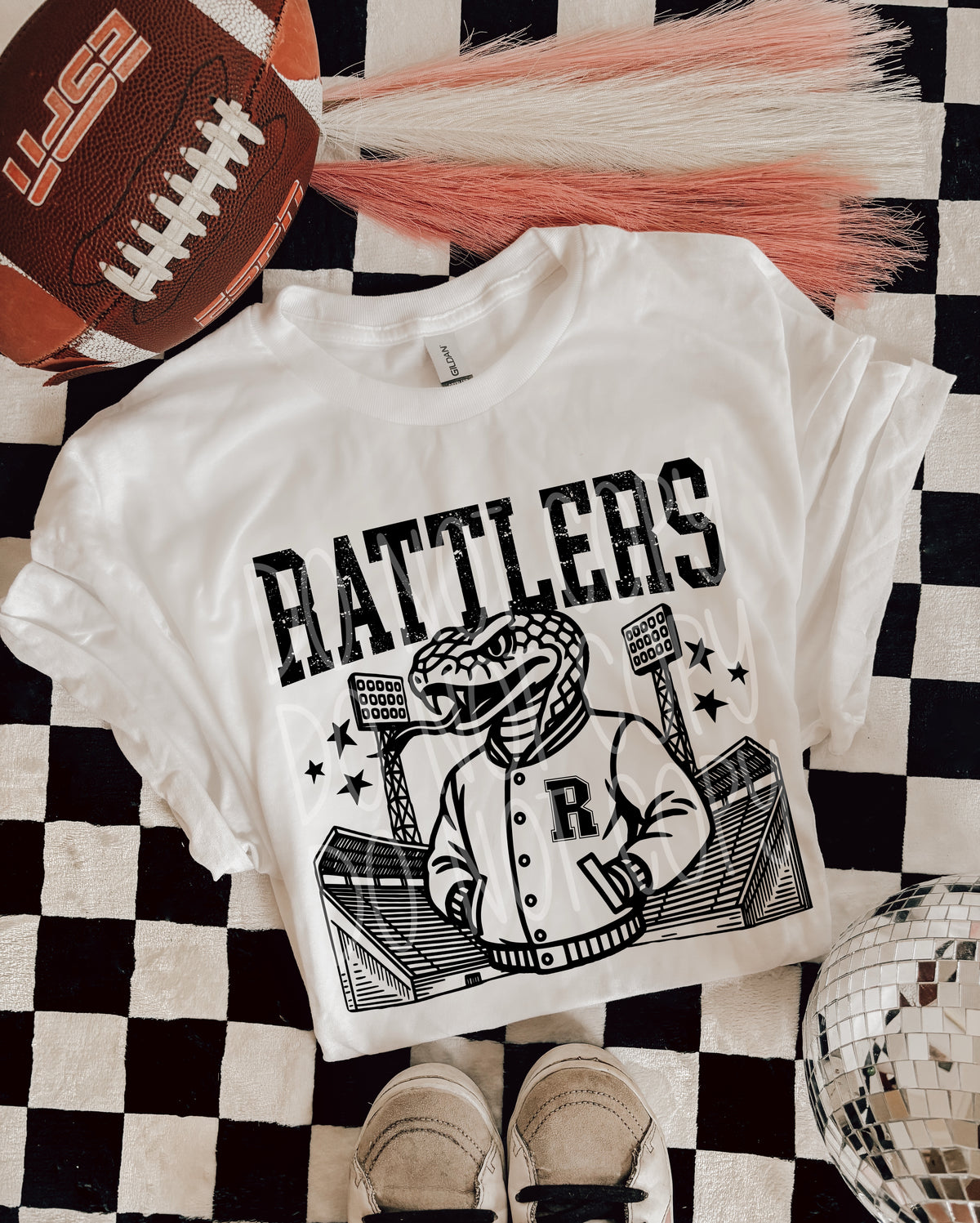 Rattlers Letterman mascots PHDC DTF transfer