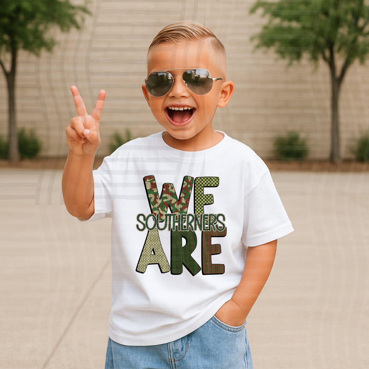 We are southerners caplinger DTF transfer