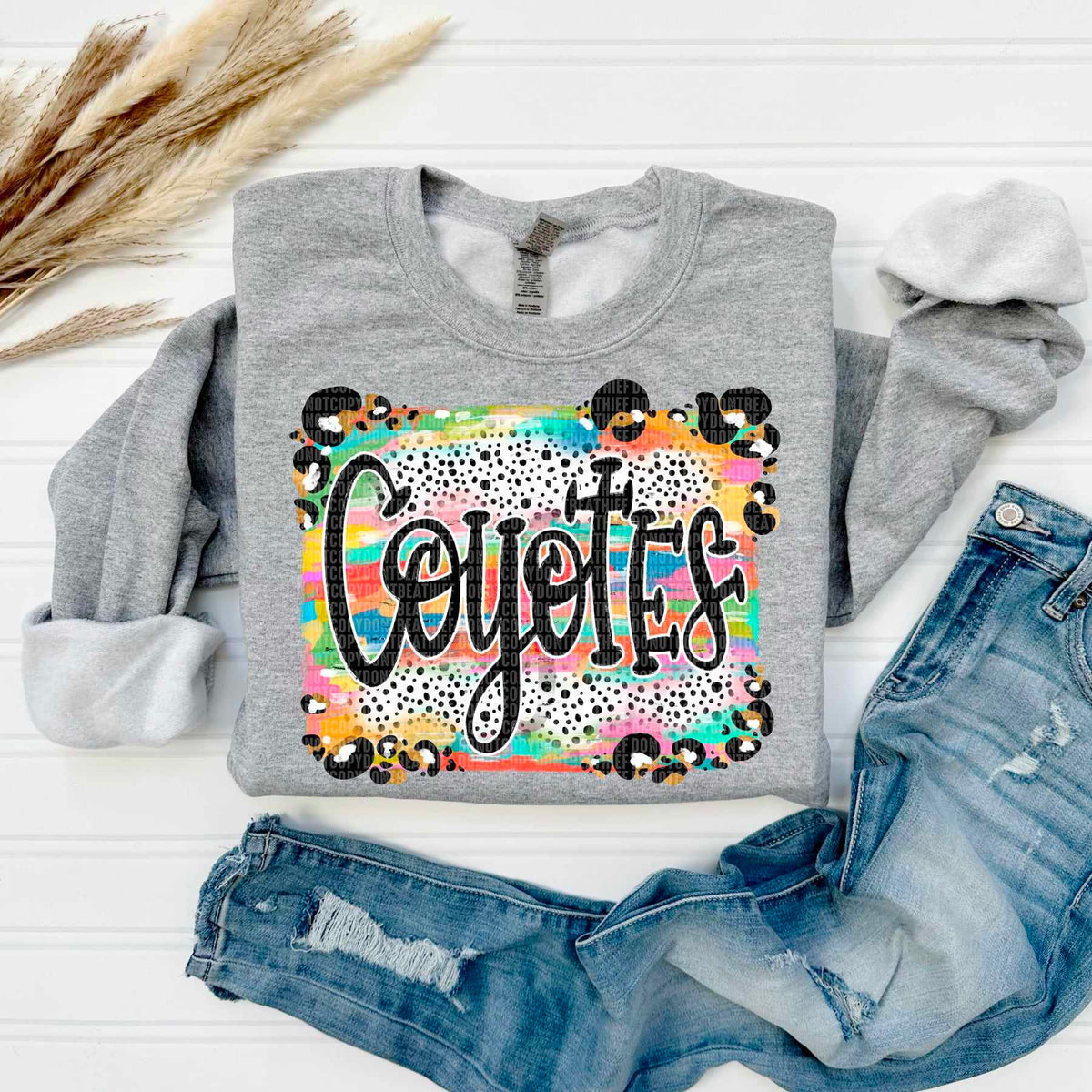 Coyotes exclusive mascot 50478 DTF transfer