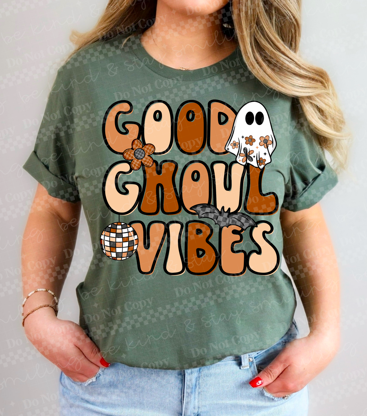 Good ghoul vibes CMLD DTF transfer