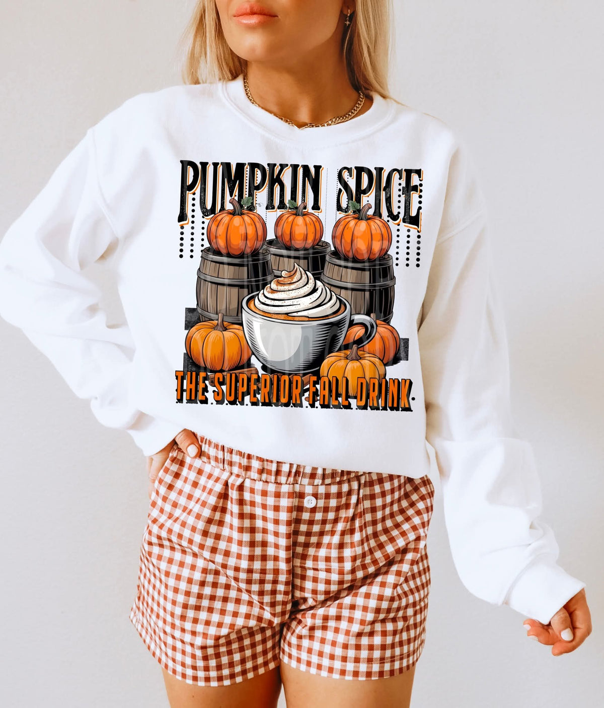 Pumpkin spice the superior fall drink DD DTF transfer
