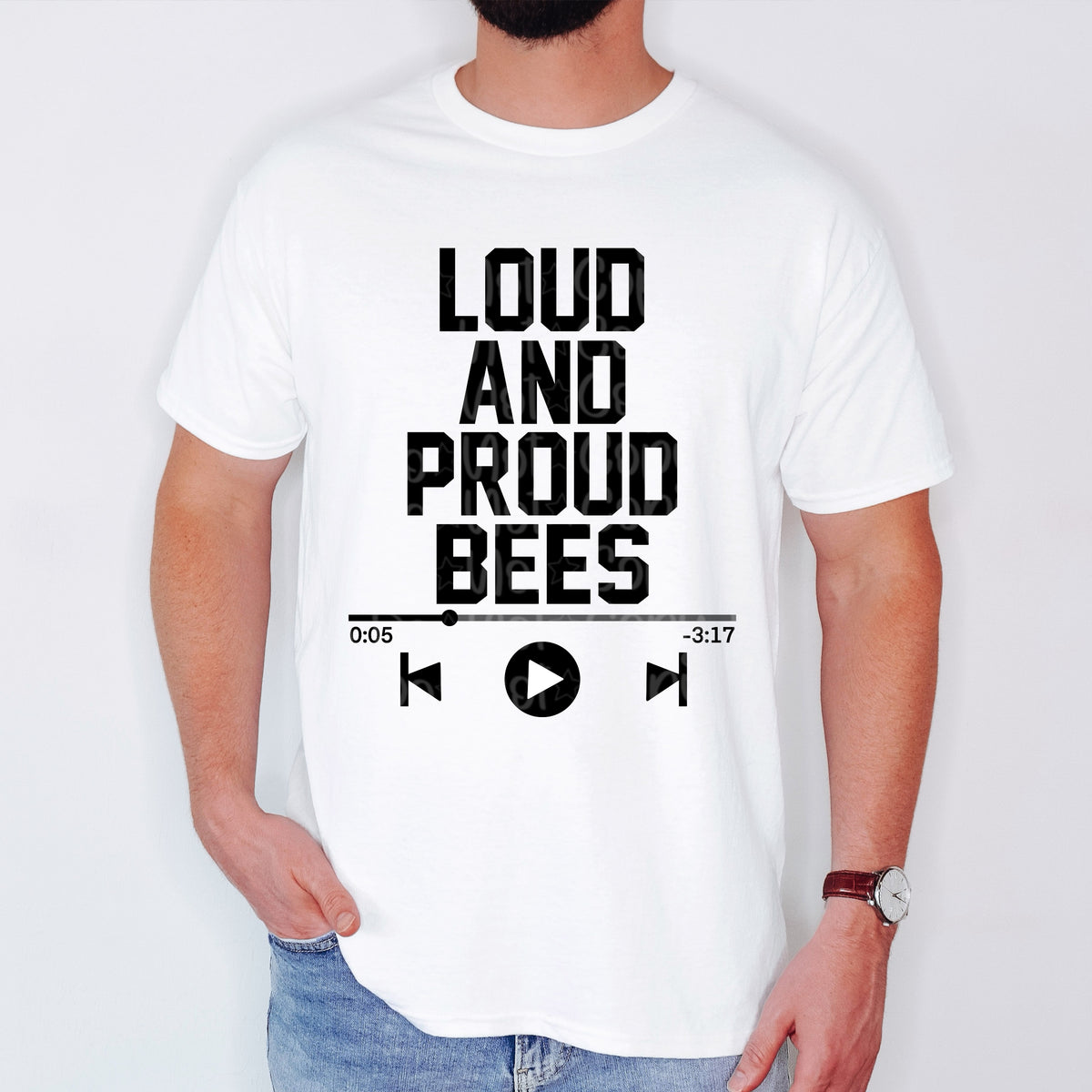 Loud and proud bees VIRGO DTF transfer