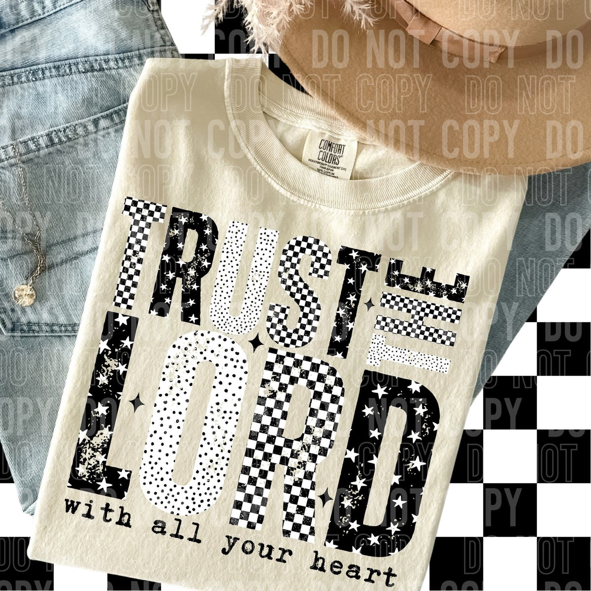 Trust in the Lord with all your heart sbb sunday special DTF transfer