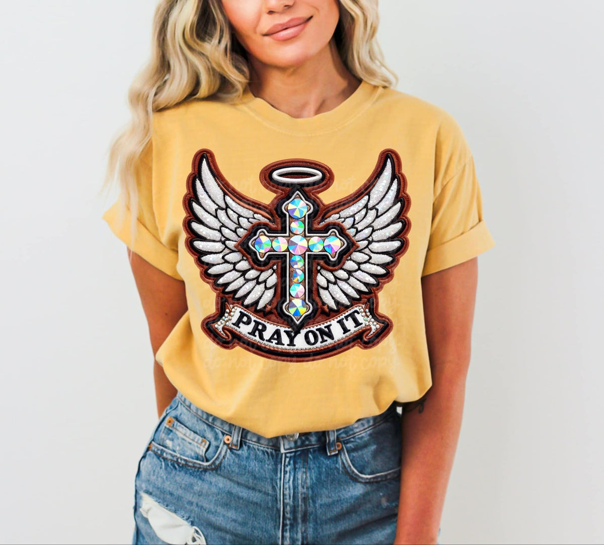 Pray on it exclusive 44822 DTF transfer