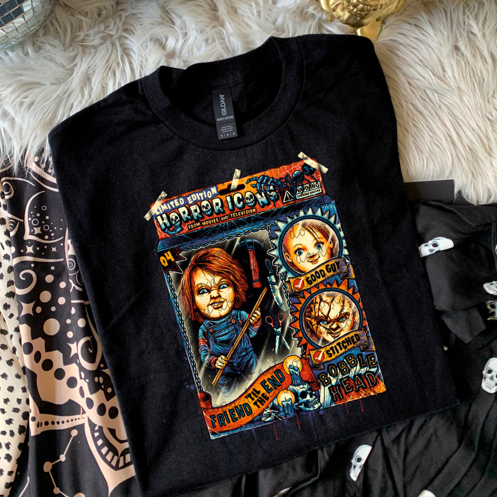 Friend til the end chucky glitchy sunday special DTF transfer